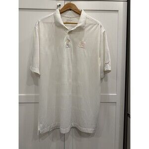 Nike Golf Tour Performance Dri Fit Polo Shirt Size XL Mens TPC San Antonio White